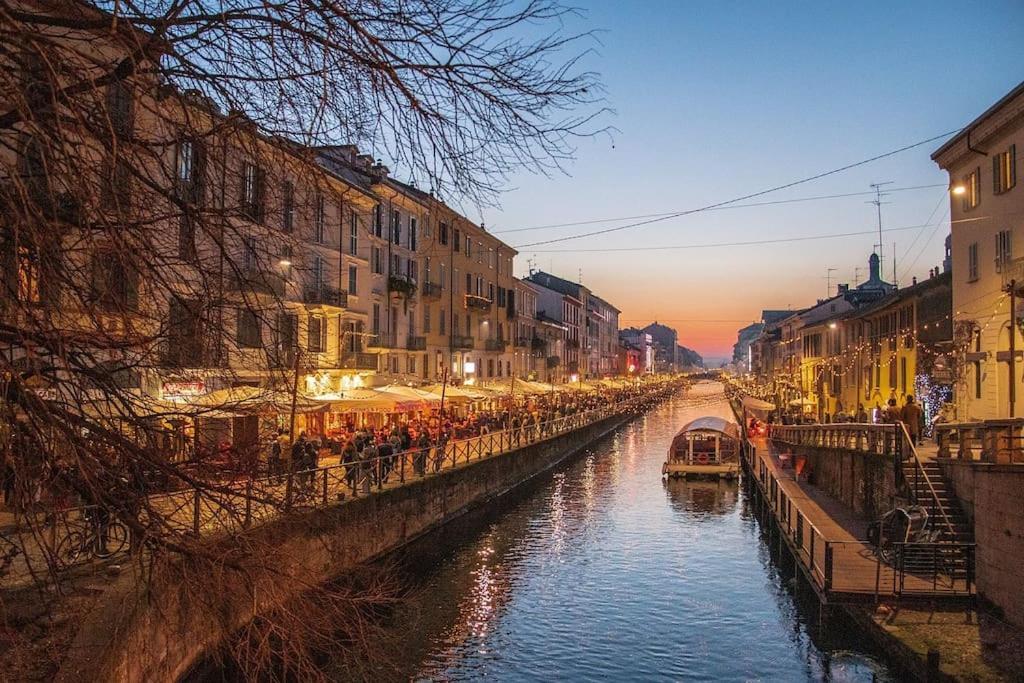 Navigli 10 Min Loft Moderno Con Area Esterna Apartment มิลาน ภายนอก รูปภาพ